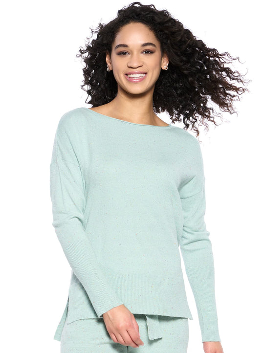 Voyage Textured Knit Sweater Top