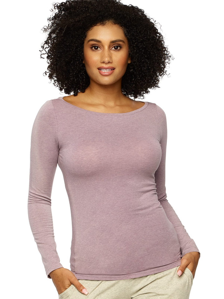 Organic Cotton Stretch Long Sleeve Tee