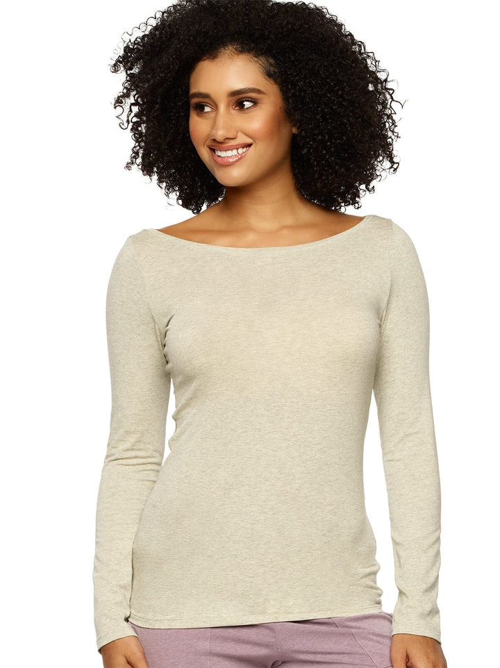 Organic Cotton Stretch Long Sleeve Tee