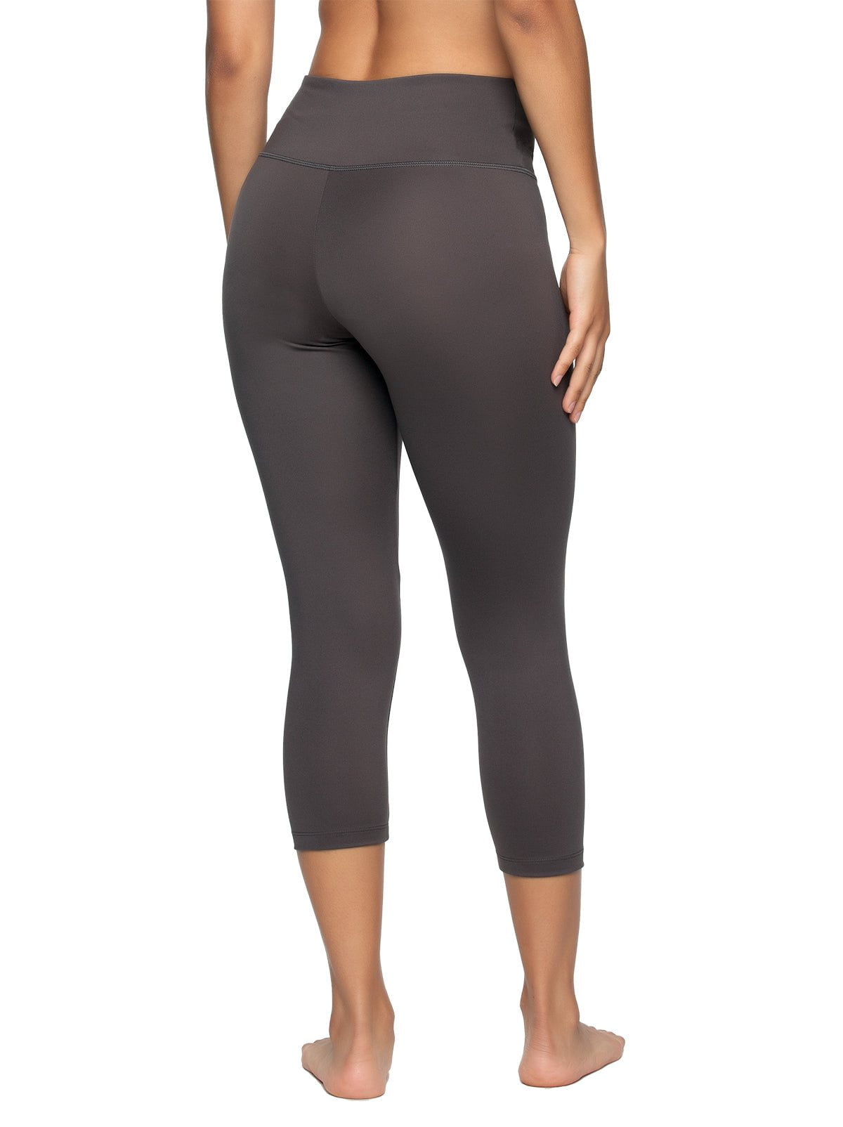 Felina Super Soft Sueded Womens Capri Leggings - Squat Proof & Breathable,  Tummy Control Yoga Pants Black at  Women's Clothing store