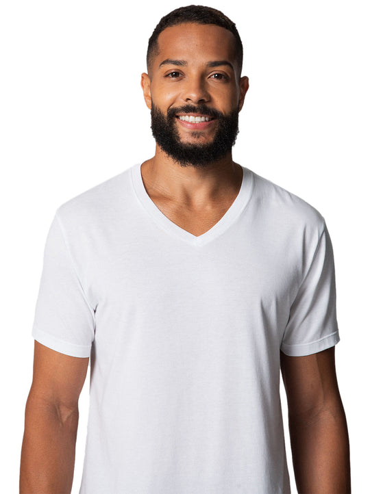 Single Stitch Men's V-Neck T-Shirt