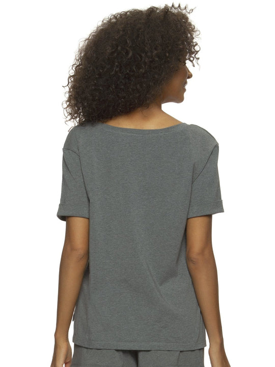Organic Cotton Stretch Scoop-Neck Tee 2-Pack