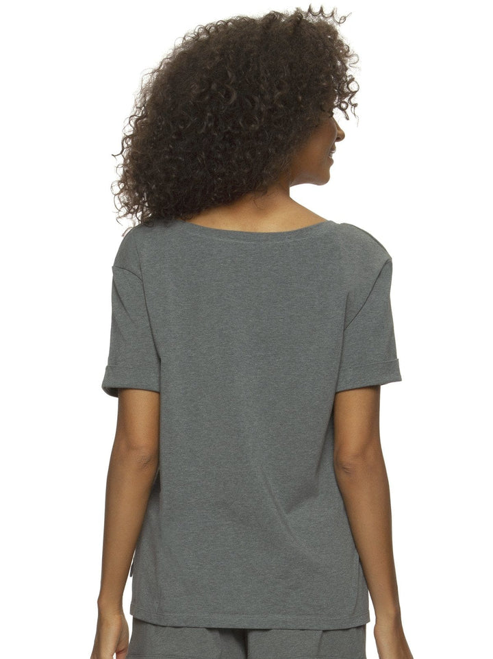 Organic Cotton Stretch Scoop-Neck Tee 2-Pack