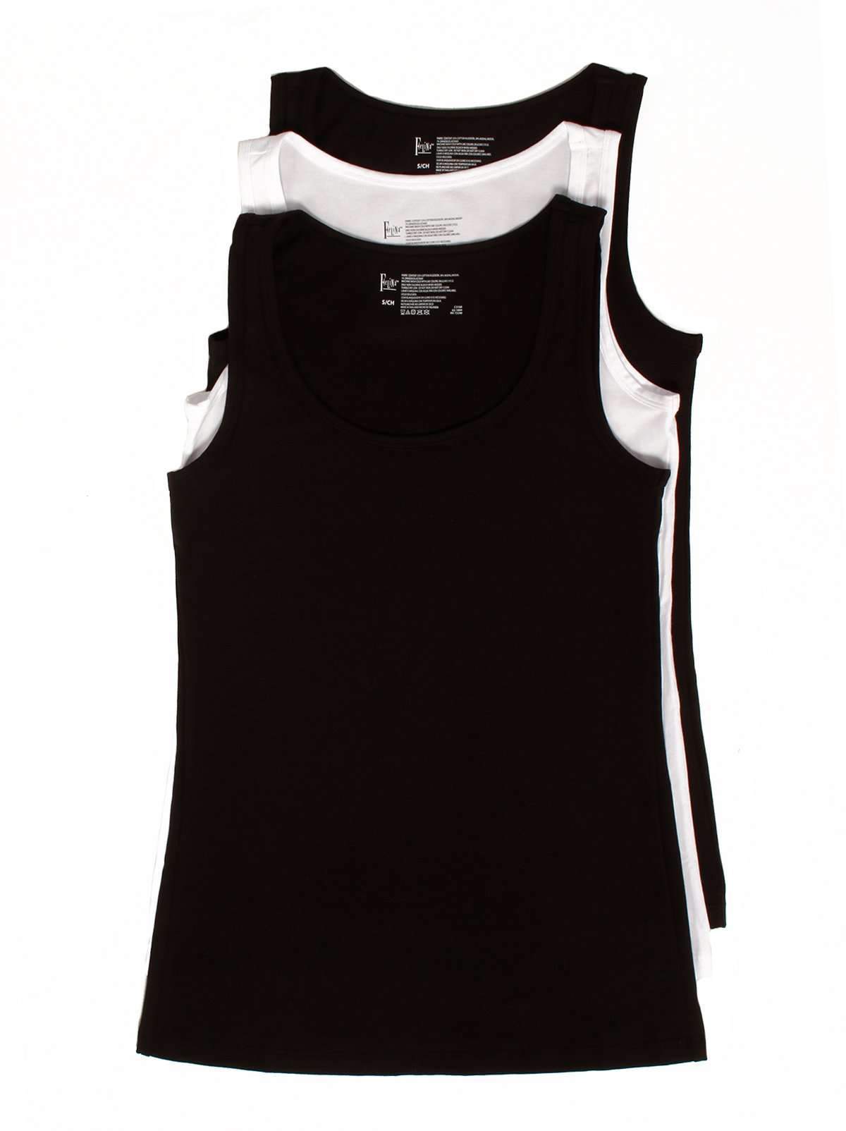 Cotton Modal Stretch Layering Tank Top 3 Pack Felina