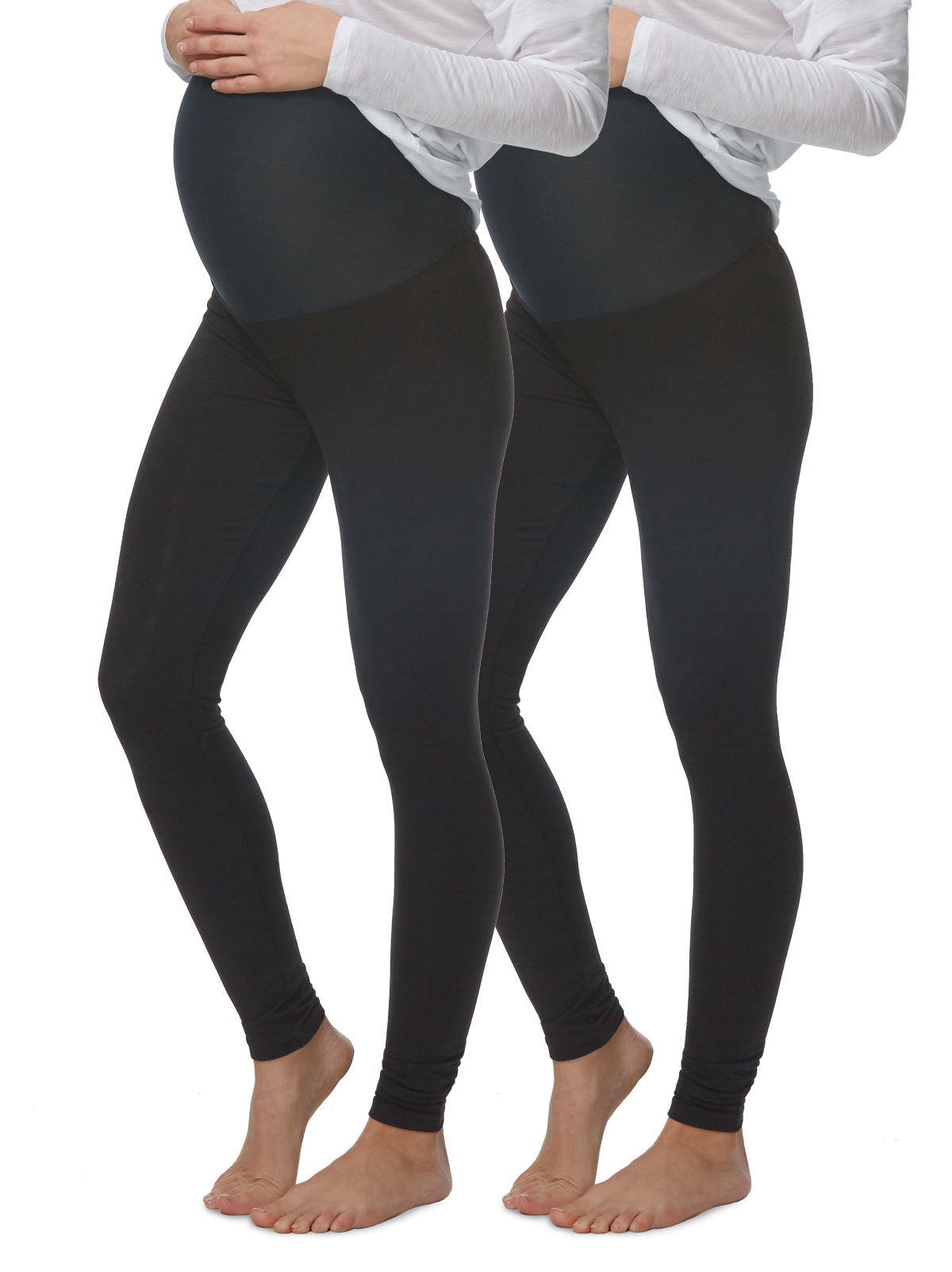 Velvety Soft Maternity Leggings 2-Pack