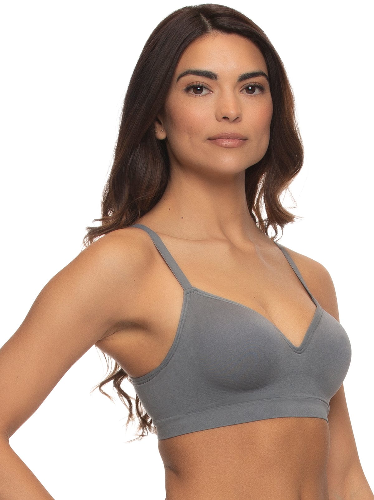 Felina Women's 2-Pack Wire Free Tagless Contour Cup Seamless Bras