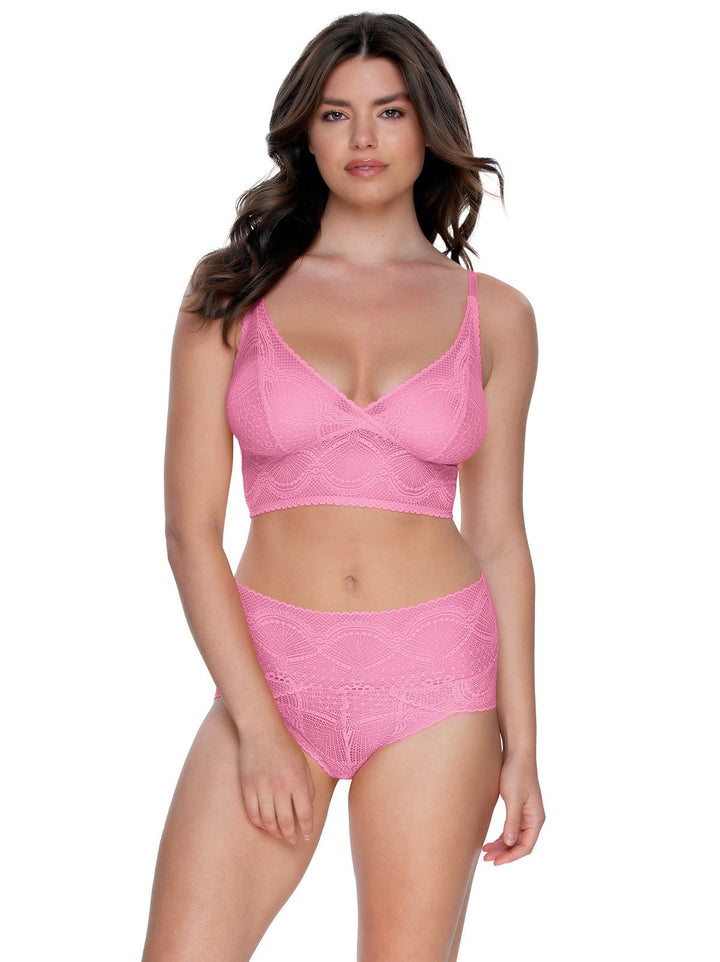 Finesse Super Stretchy Lace Bralette & Brief 2-Piece Set