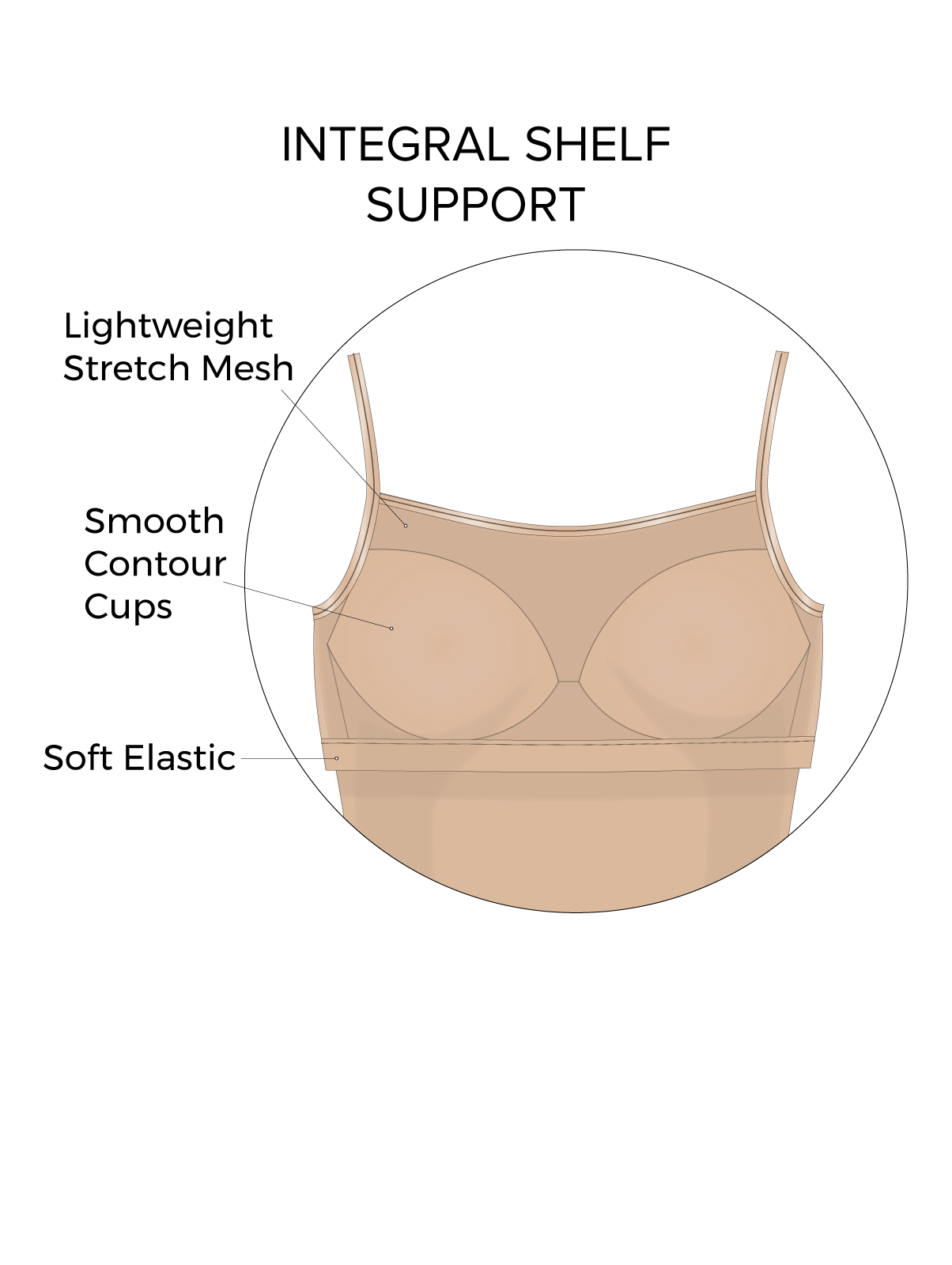 Micro Modal Camisole with shelf bra