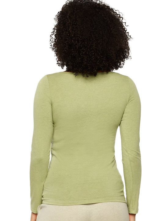 Organic Cotton Stretch Long Sleeve Tee