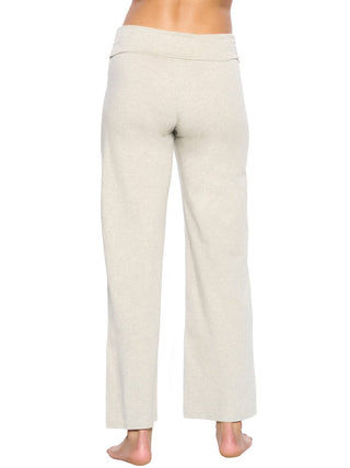 Organic Cotton Stretch Wide Leg Fold Over Pant