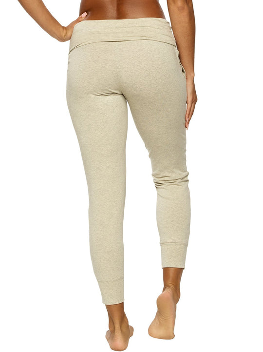 Organic Cotton Stretch Fold-Waist Joggers