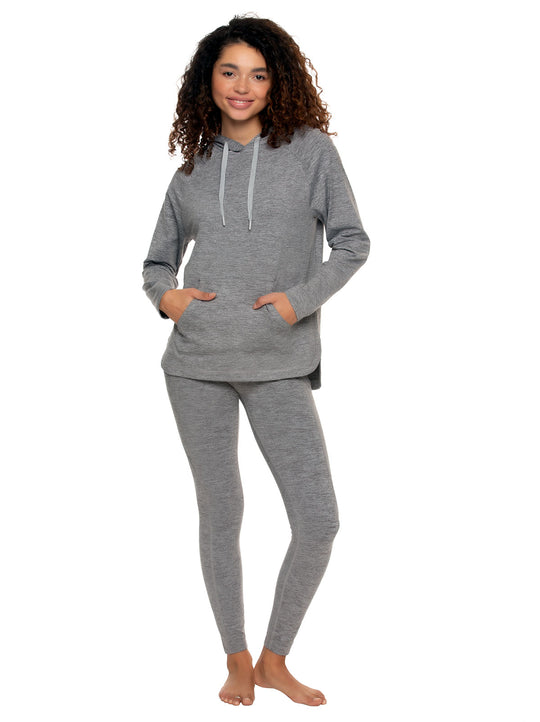 Estero Brushed Jersey Pullover Hoodie and Legging Set