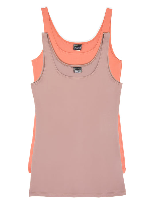 Velvety Soft Scoop Neck Tank 2-Pack