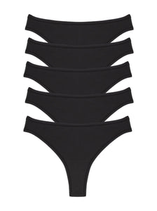 Blissful Super Stretchy Thong 5-Pack