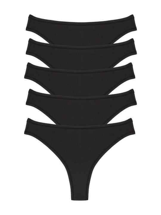 Blissful Super Stretchy Thong 5-Pack