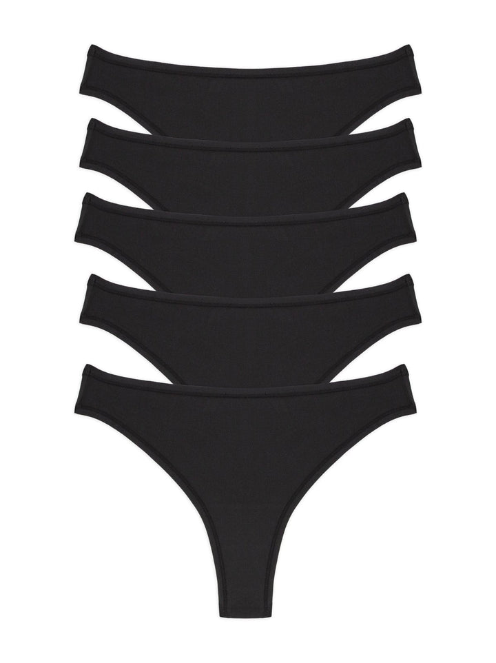 Blissful Super Stretchy Thong 5-Pack