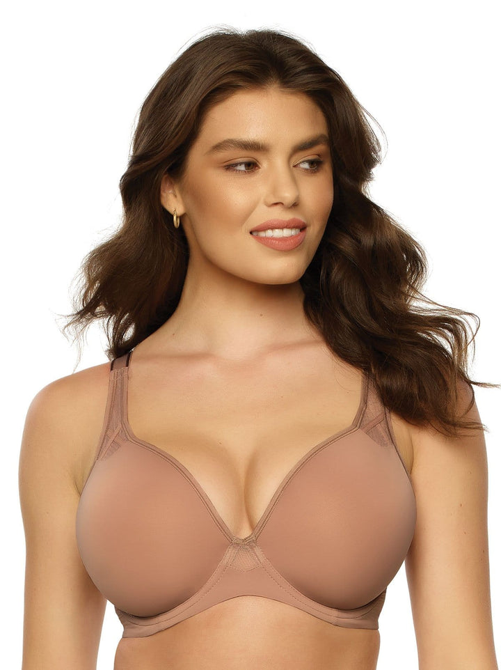 Paramour by Felina | Marvelous Side Smoothing T-Shirt Bra 2-Pack (Warm  Neutral, 40DDD)