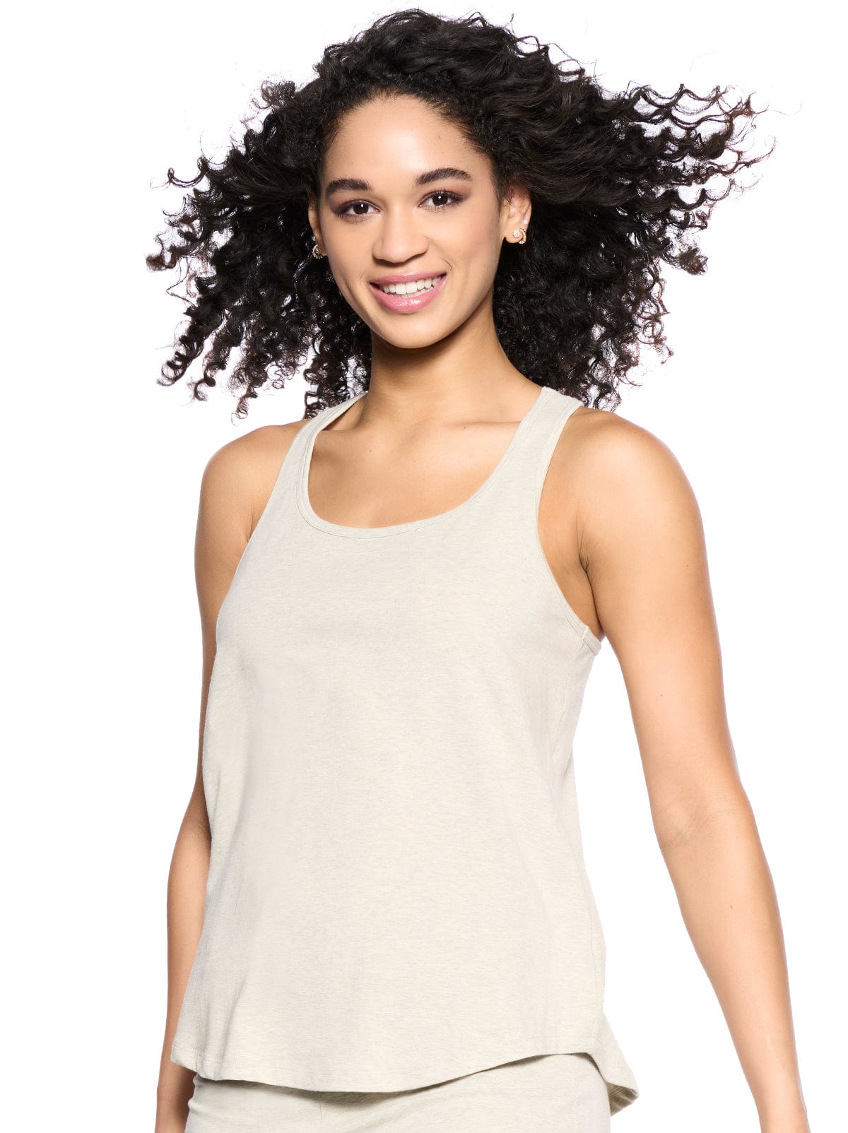 Organic Cotton Stretch Racerback Tank