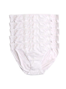 Felina So Smooth Low Rise Bikini 5-Pack color-white